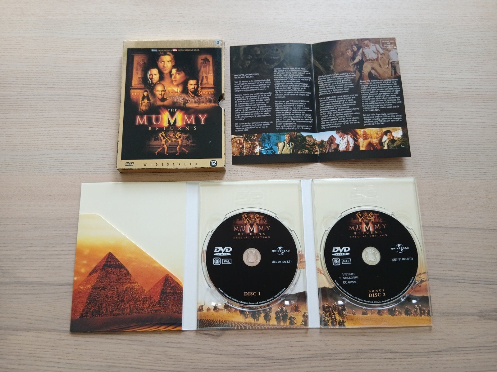 The Mummy return Special Edition 2 dvd's voor maar €5,99, Cd's en Dvd's, Dvd's | Actie, Vanaf 16 jaar, Ophalen of Verzenden, Gebruikt