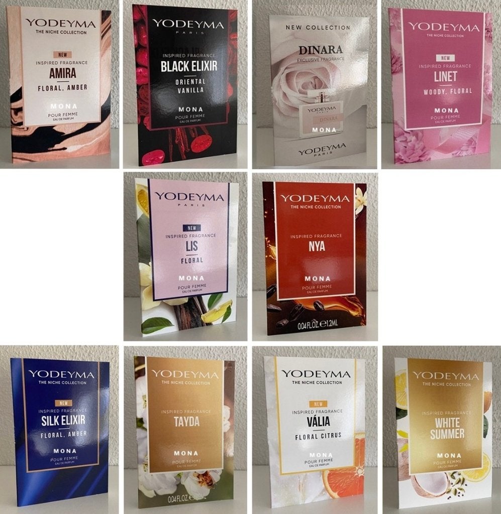 Yodeyma pour Femme set 10 niche parfum samples proefjes, Sieraden, Tassen en Uiterlijk, Verzenden, Nieuw