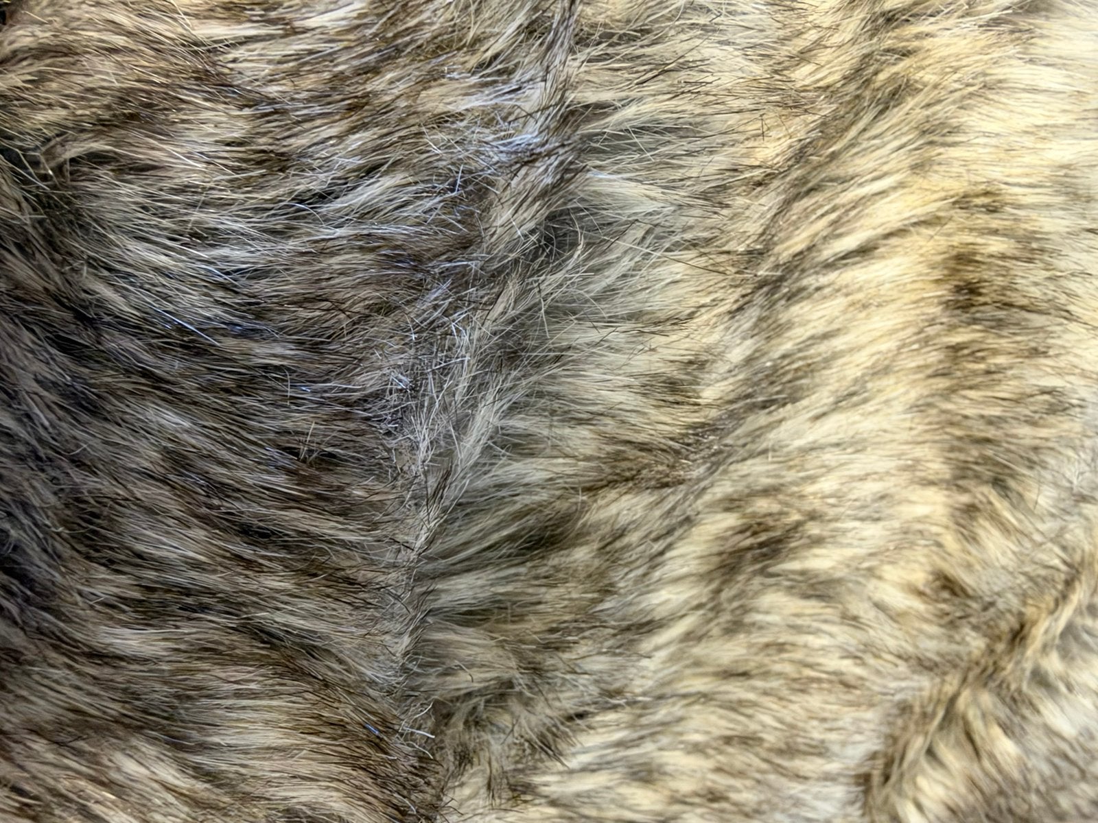Plaid kleed wolf imitatie bont, Huis en Inrichting, 130 cm, Nieuw, Imitatiebont, Plaid