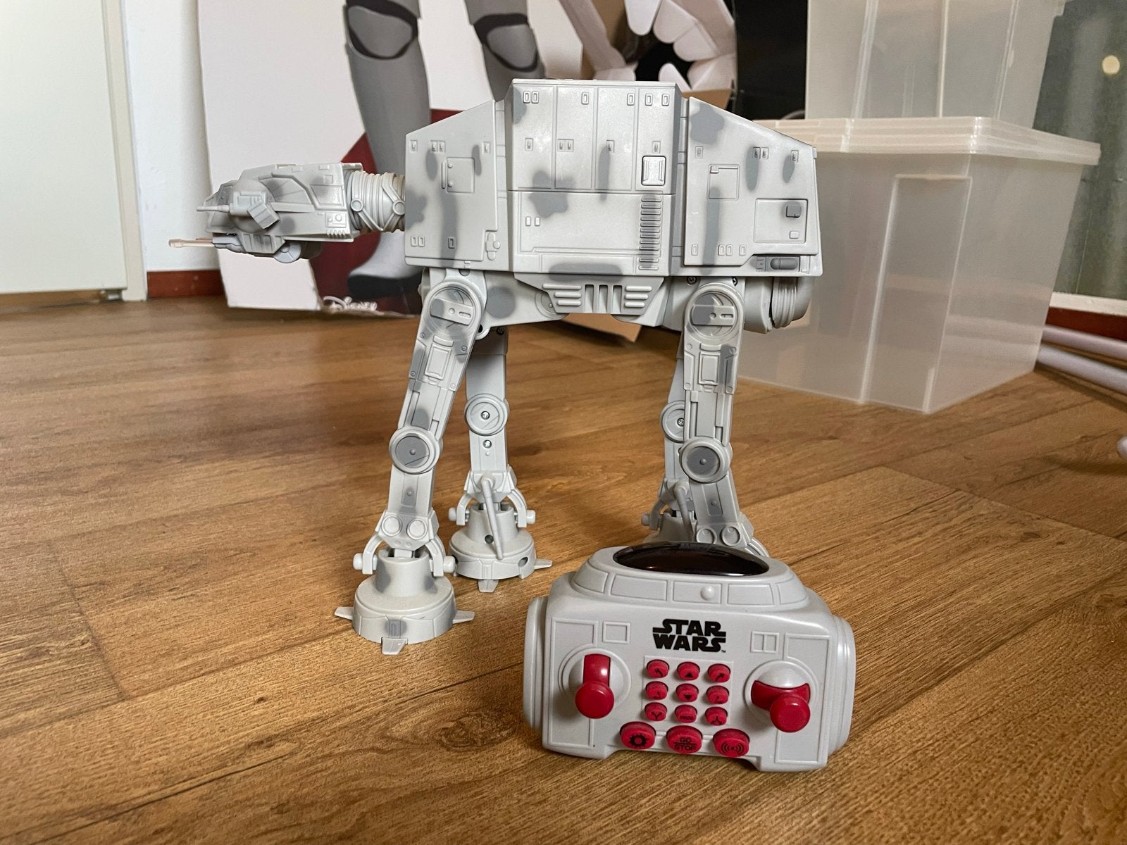 Star Wars AT-AT Walker met afstandsbediening, Ophalen, Zo goed als nieuw, Actiefiguurtje
