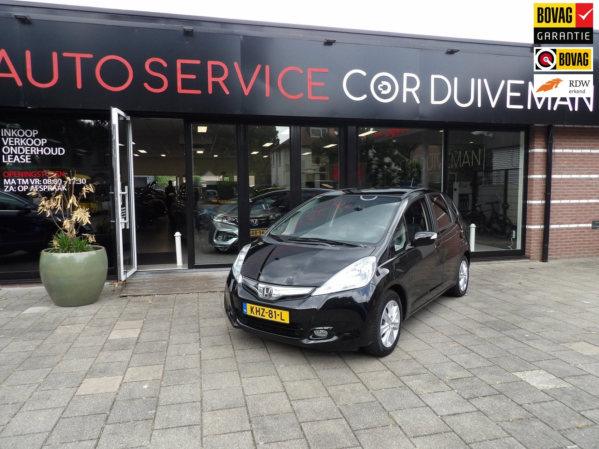 Honda Jazz 1.4 Hybrid Business Mode + VOLLEDIG LEER /INCL AF, Auto's, Gebruikt, Zwart, 4 cilinders, Zwart