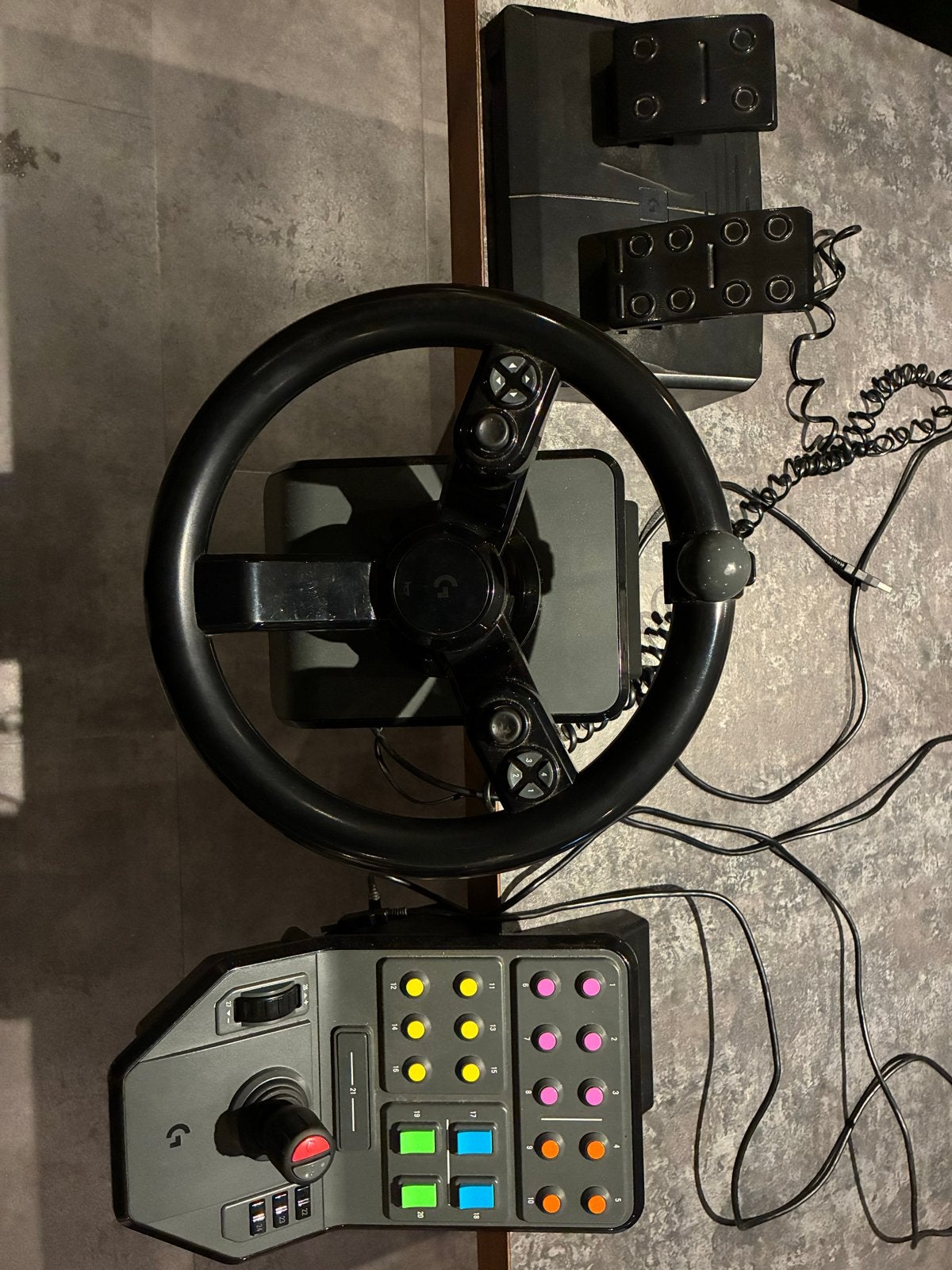 Farming Simulator Stuur met Pedalen en Zijpaneel (USB), Spelcomputers en Games, Ophalen of Verzenden, Gebruikt, Simulatie