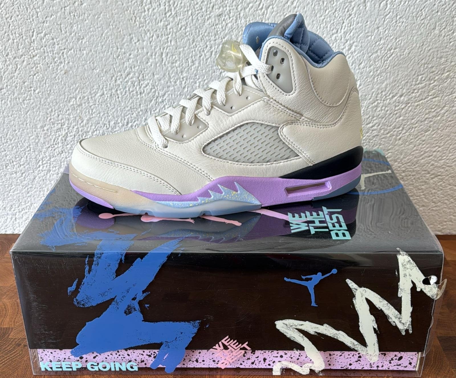 AIR JORDAN 5 RETRO SP DV4982 175 DJ Khaled Sail, Ophalen of Verzenden, Nieuw, Wit, Sneakers of Gympen