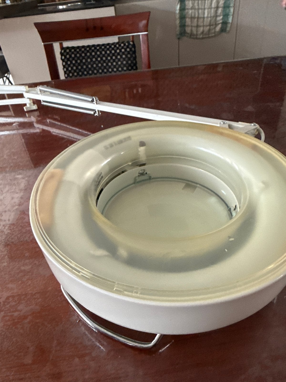 Praktische Loeplamp met Verlichting, Ophalen of Verzenden, Gebruikt, Loeplamp