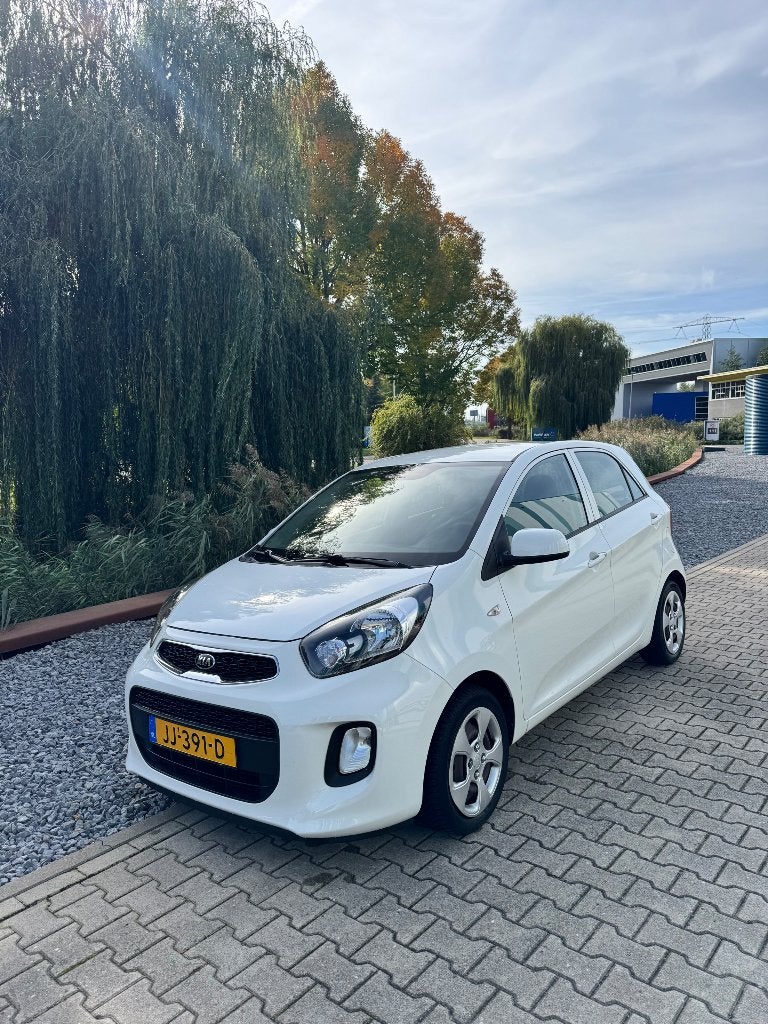 Kia Picanto | 2016 | NAP | CarPlay | Tweede eigenaar, Voorwielaandrijving, Euro 5, Stof, Zwart