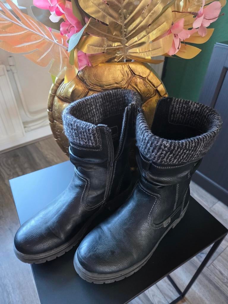 Zwarte laars. Maat 41, Kleding | Dames, Schoenen, Ophalen, Gedragen, Zwart, Hoge laarzen
