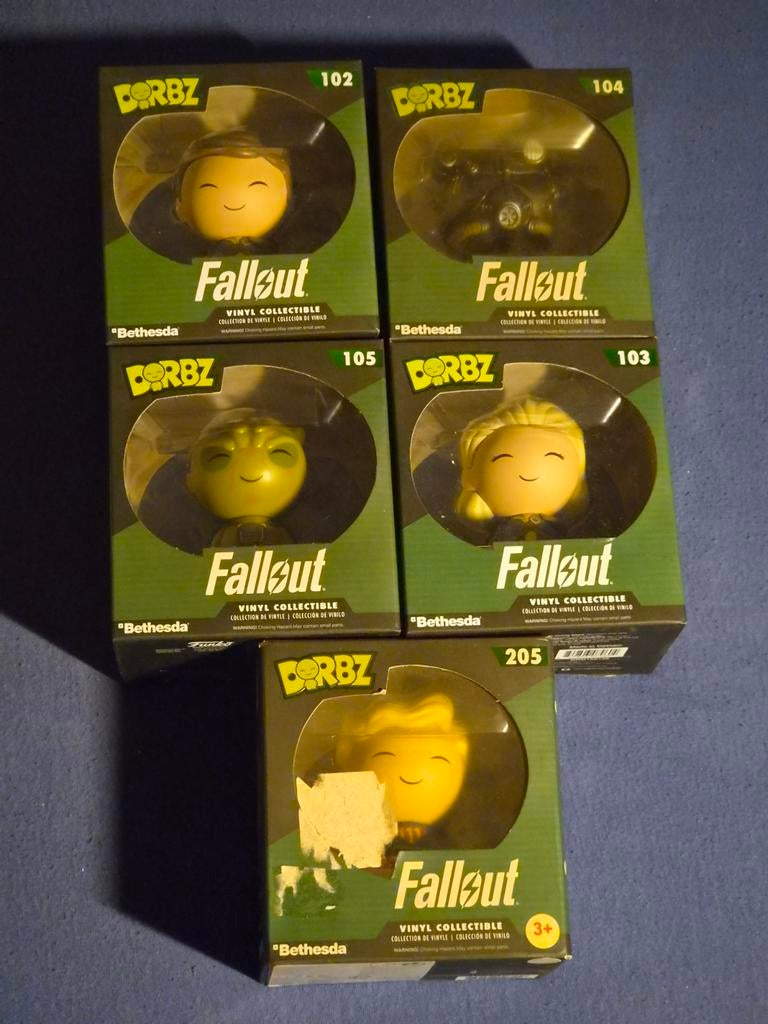Fallout Dorbz Vinyl Collectibles - Set van 5 Figuren, Verzamelen, Poppetjes en Figuurtjes, Nieuw, Ophalen of Verzenden