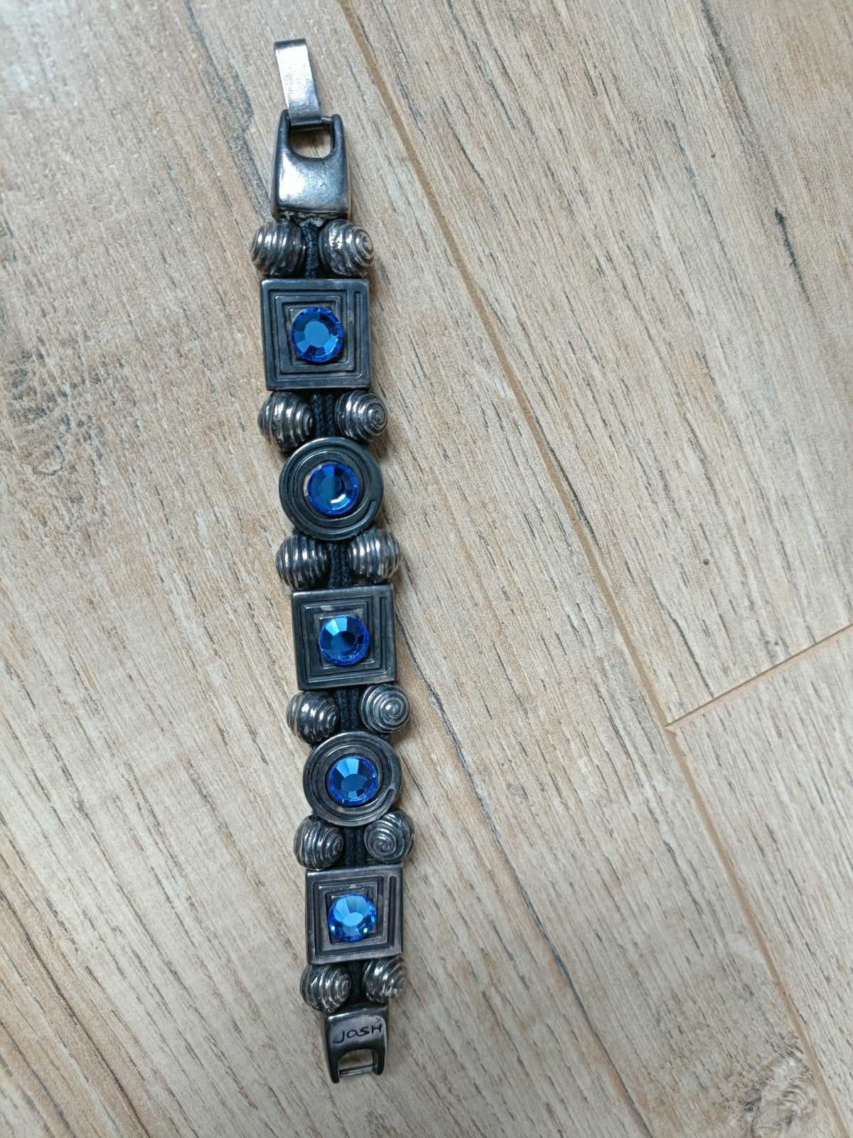 armband van josh, Ophalen of Verzenden, Zo goed als nieuw, Blauw, Zilver