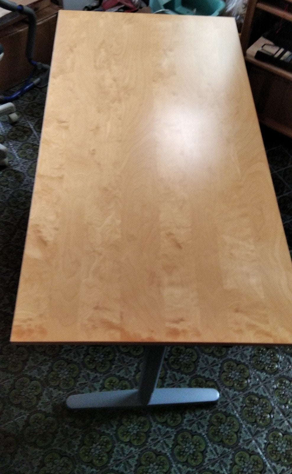 IKEA Galant werk/hobbytafel 160x80, hoogte verstelbaar, Gebruikt, Modern, Functioneel, Tot twee personen, 50 tot 100 cm