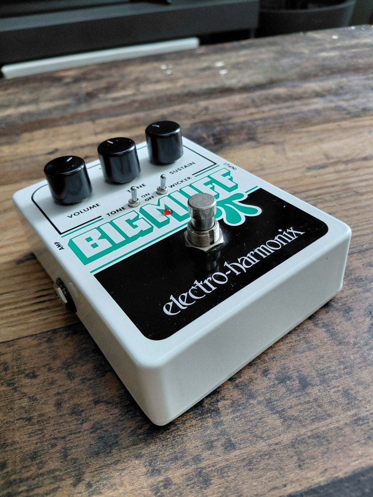 Electro-Harmonix Big Muff Pi met Wicker Fuzz/Distortion, Ophalen of Verzenden, Zo goed als nieuw, Distortion, Overdrive of Fuzz