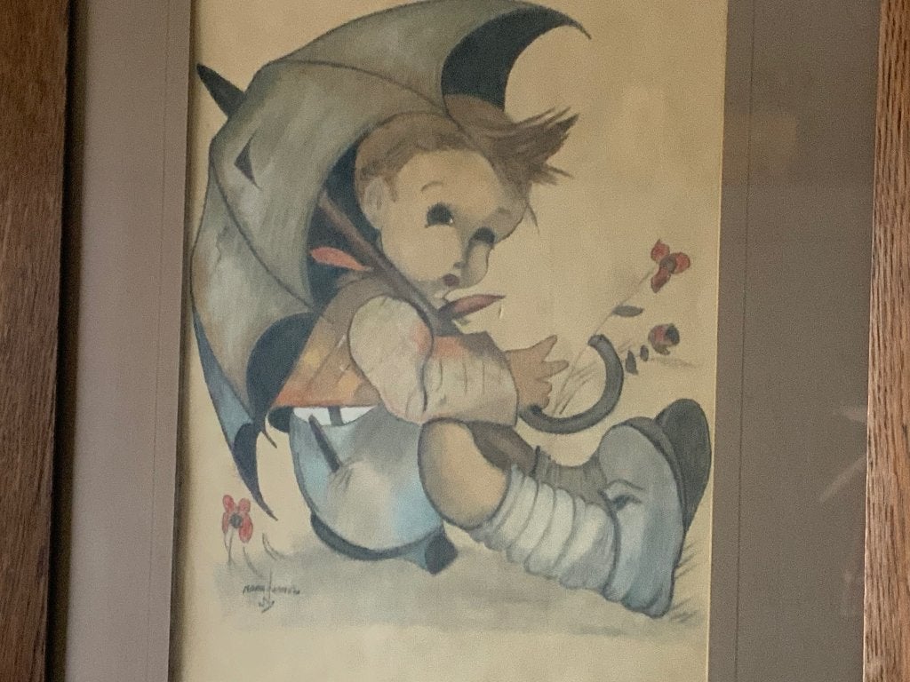 Hummel tekening, Ophalen