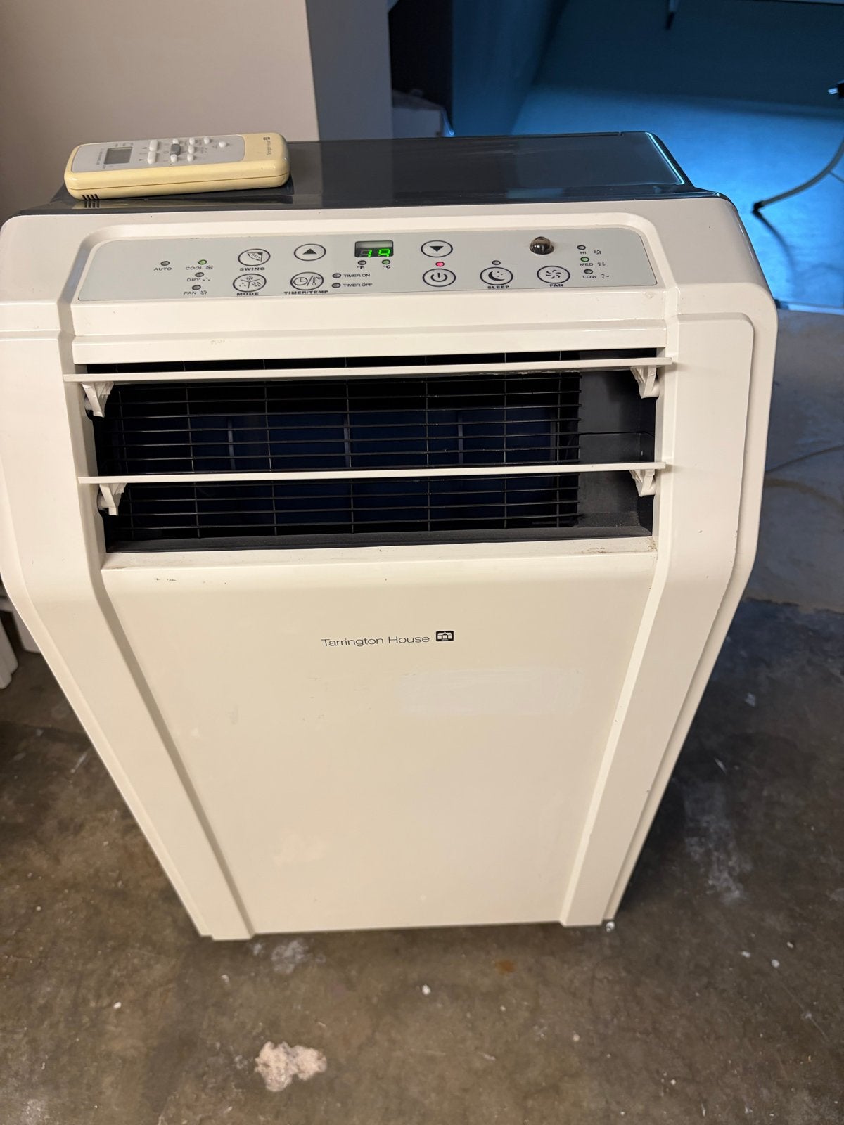 Tarrington House Mobiele Airco met Afstandsbediening, Witgoed en Apparatuur, Airco's, Ophalen, Gebruikt, Minder dan 60 m³, 3 snelheden of meer