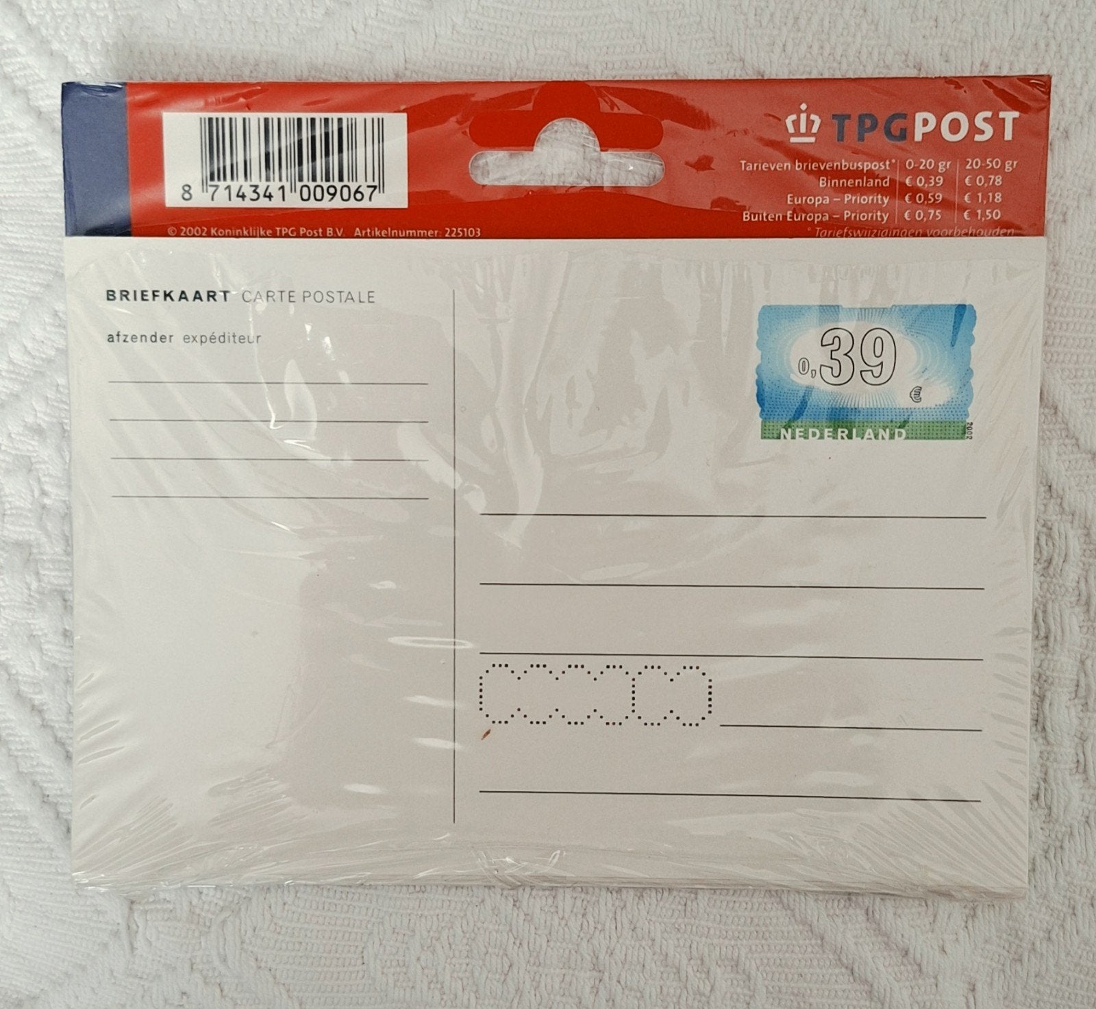 Briefkaarten 9x ongebruikt, Ophalen of Verzenden, Briefkaart