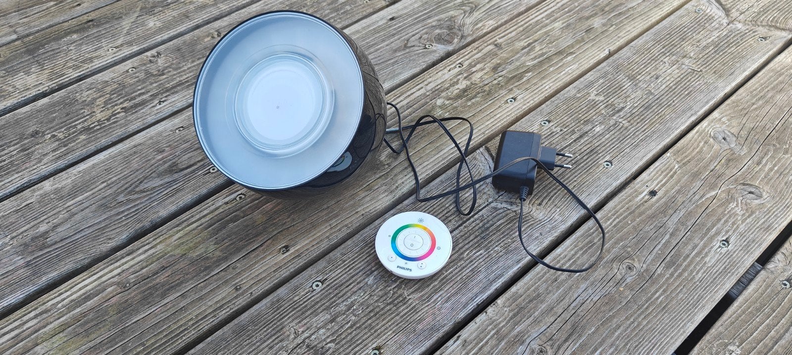 Philips RGB tafellamp met afstandsbediening, Kunststof, Meerkleurig, Overige fittingen, Ophalen of Verzenden