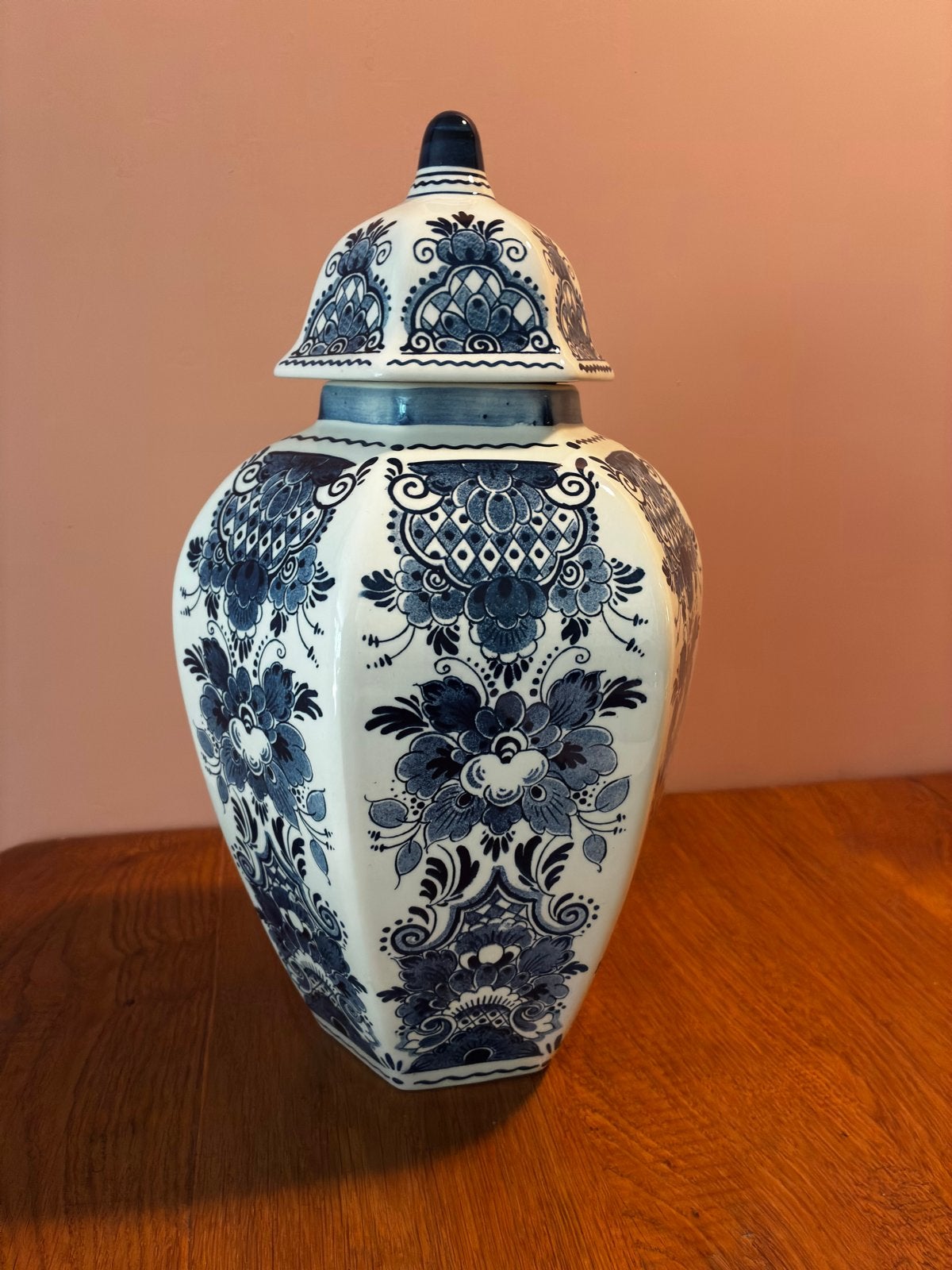 Goedewaagen vaas - Royal Distel - Blauw Delfts, Ophalen
