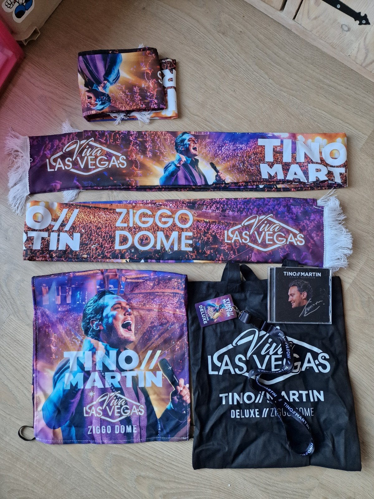 Tino Martin Ziggo Dome Viva Las Vegas Fanpakket, Ophalen of Verzenden, Nieuw, Overige typen, Gesigneerd