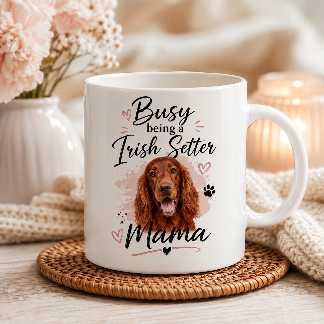 Busy being a Irish Setter Mama - Mok, Verzenden, Nieuw