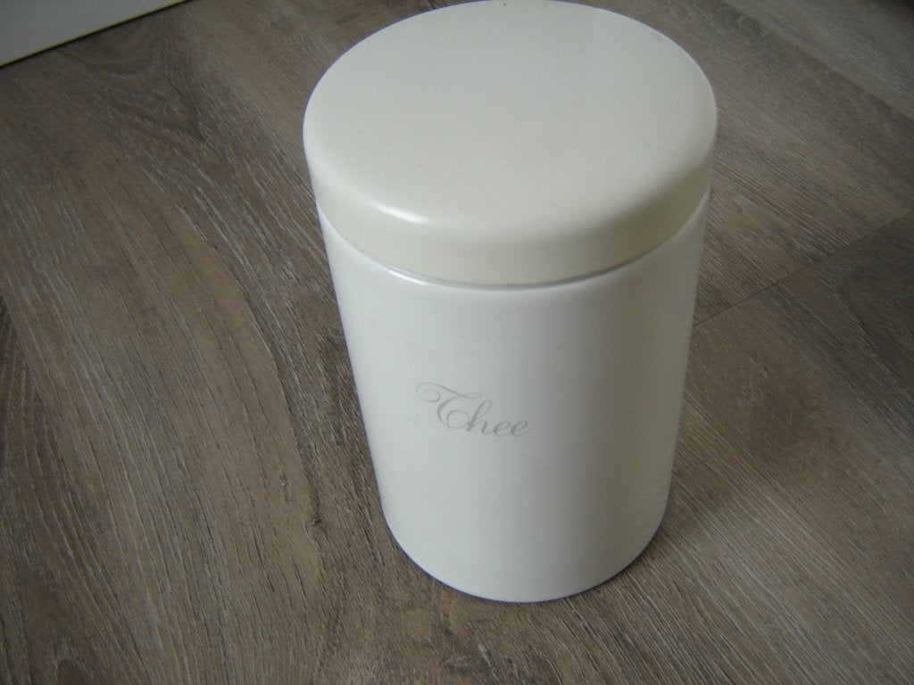 brabantia thee blik, Ophalen of Verzenden, Zo goed als nieuw, Voorraadpot, Metaal
