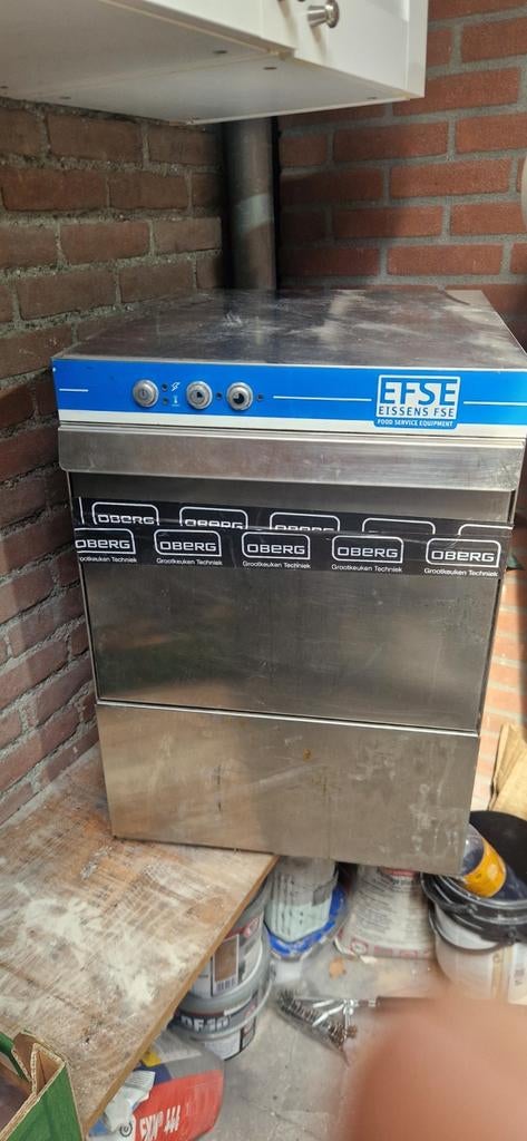 EFS Eissens glazenspoelmachine, Ophalen
