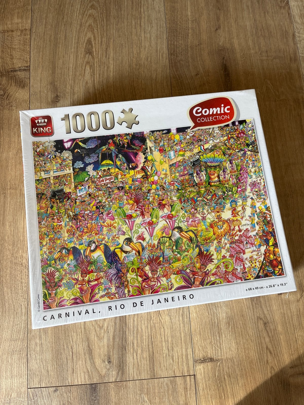 King Comic Collection Legpuzzel - Carnaval Rio de Janeiro, Een of twee spelers, Ophalen of Verzenden, Nieuw