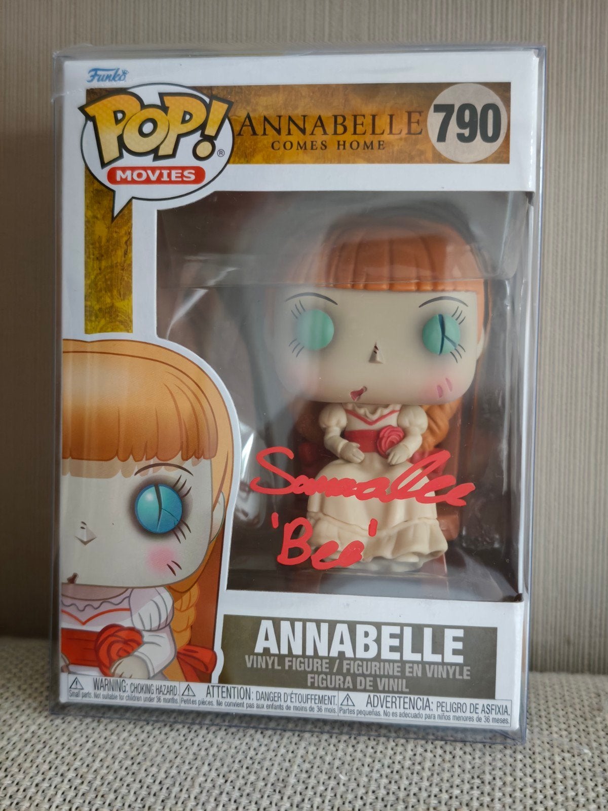 Funko Pop Annabelle signed by Samara Lee, Ophalen of Verzenden, Nieuw