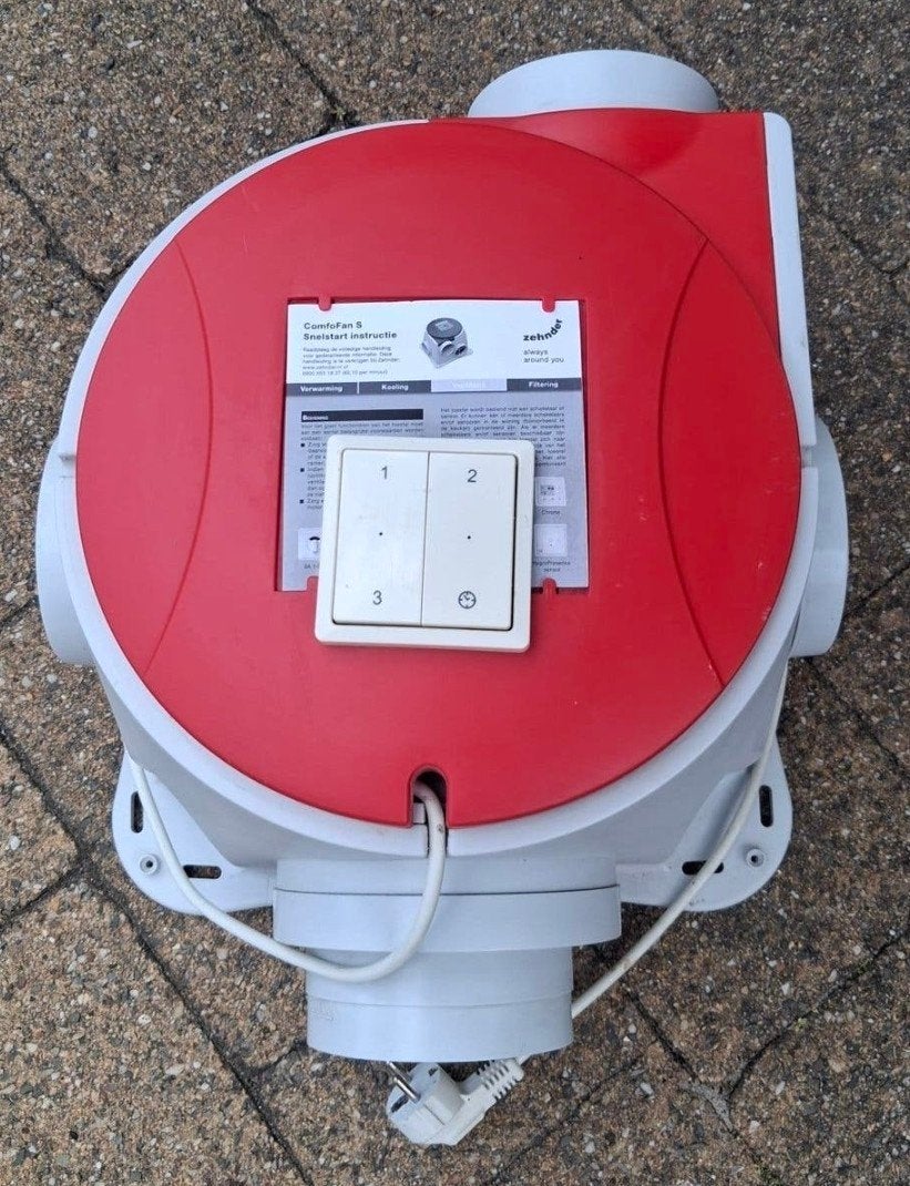 Zehnder Comfofan S, Doe-het-zelf en Verbouw, Ophalen of Verzenden, Gebruikt, Ventilator en Afzuiger