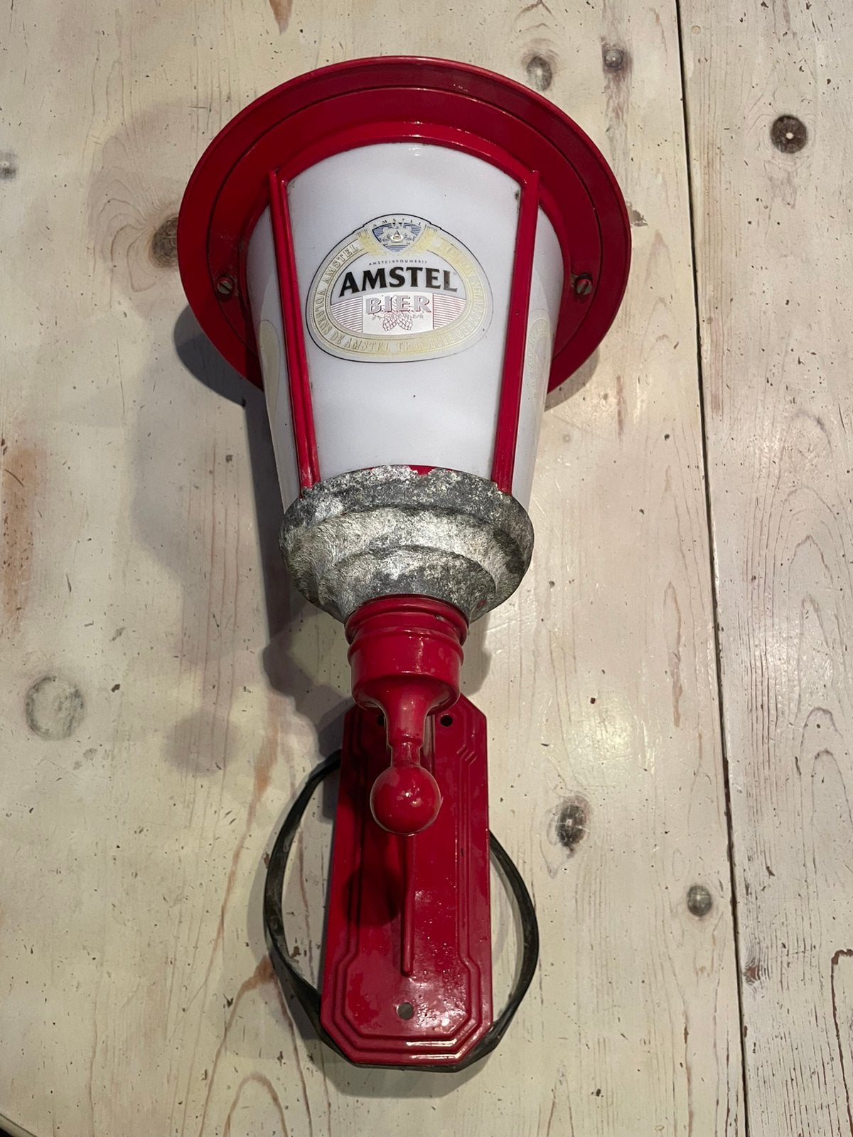 Vintage Amstel Bier Lantaarn, Ophalen