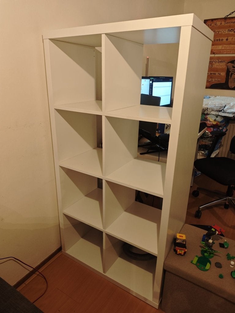 Kallax 8 units, Huis en Inrichting, Kasten | Boekenkasten, Zo goed als nieuw, Minder dan 100 cm, 25 tot 50 cm, 50 tot 100 cm
