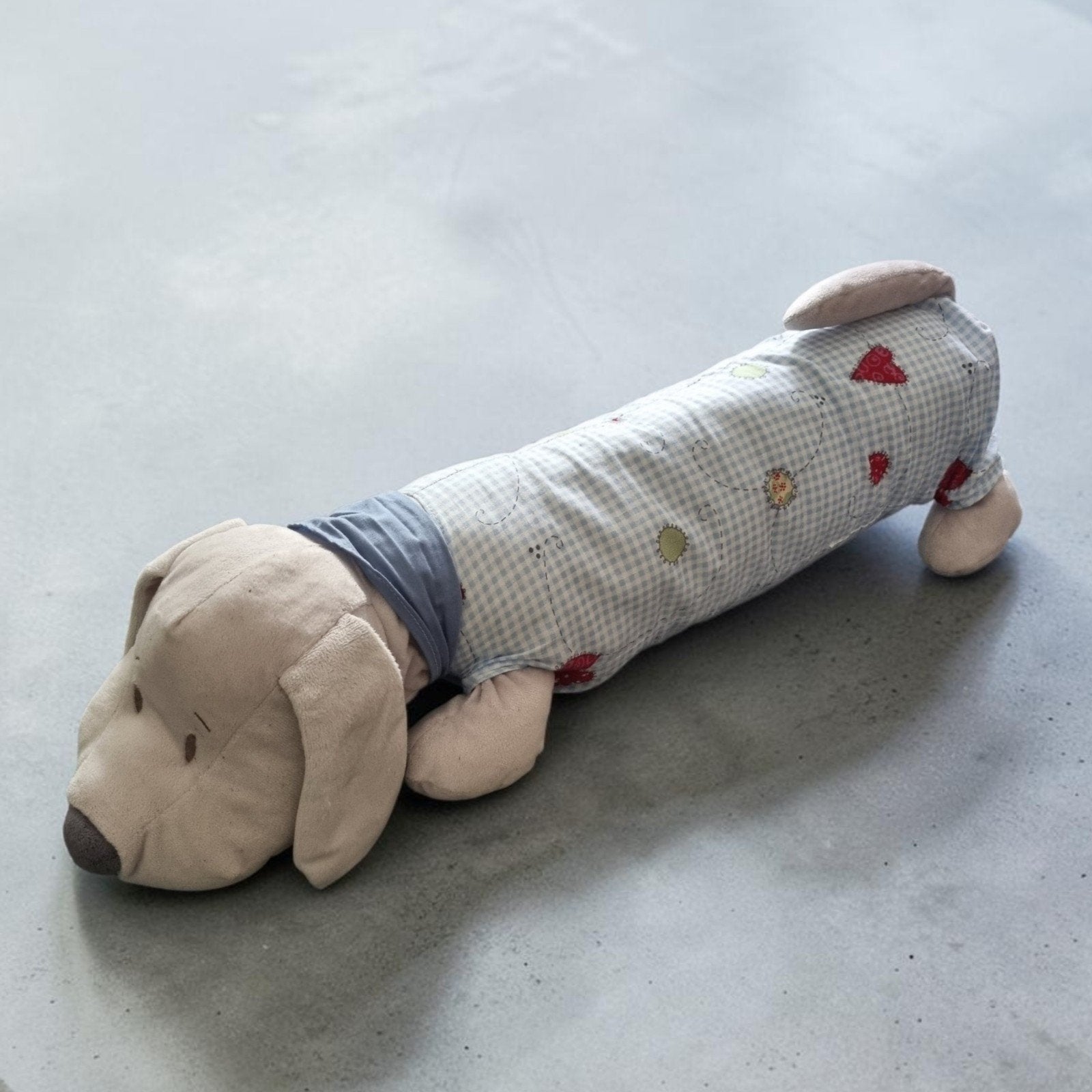 Ikea fabler hund lange grijze knuffel hond, Ophalen, Zo goed als nieuw, Hond