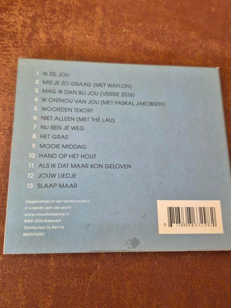 Cd Claudia de Breij, Ophalen, Zo goed als nieuw, Levenslied of Smartlap