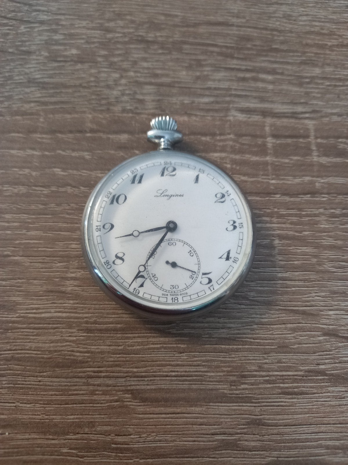 Vintage Longines Zakhorloge - Klassiek en Tijdloos, Sieraden, Tassen en Uiterlijk, Horloges | Antiek, Ophalen, Overige materialen