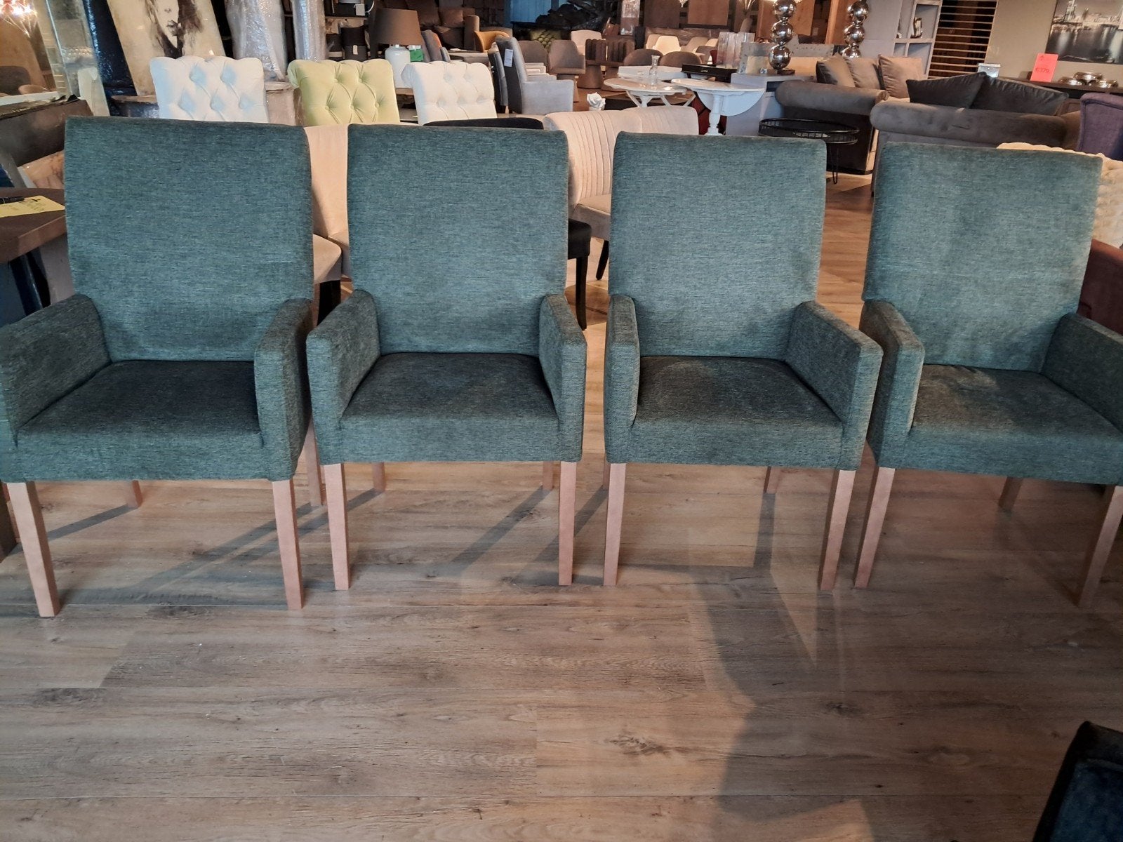 4 eetkamerstoelen VOOR €49 per stuk, Ophalen, Overige kleuren, Zo goed als nieuw, Vier