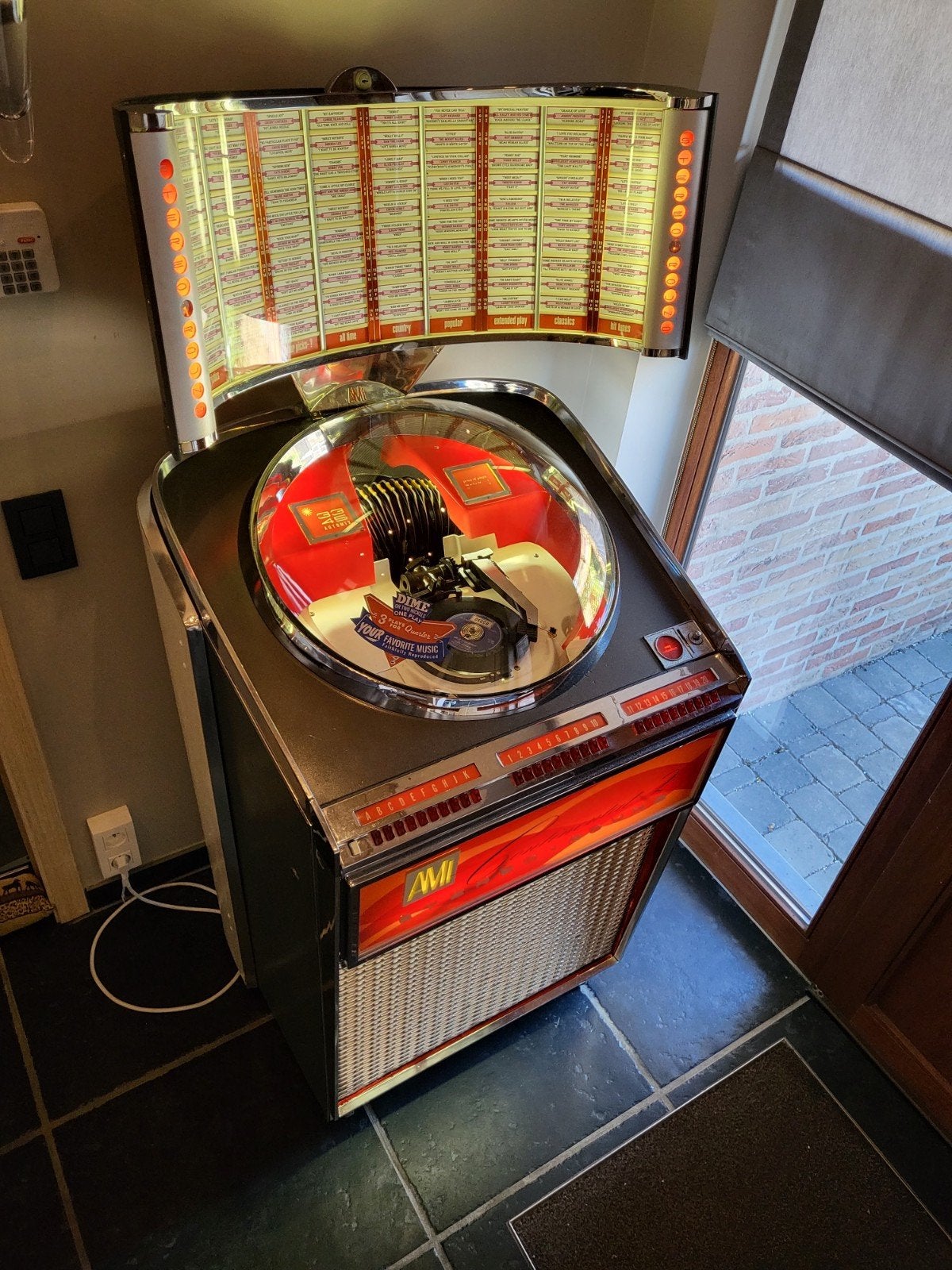 Ami Continental 2 Jukebox - Vintage Stereo-Round, Verzamelen, Ophalen, Gebruikt, 1960 tot 1970, Ami