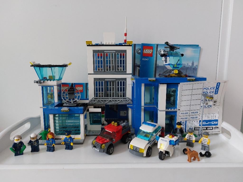 Lego City 60047 Police Station / politiebureau stickersnieuw, City, Gebruikte blokjes met nopjes, Lego, Ophalen of Verzenden
