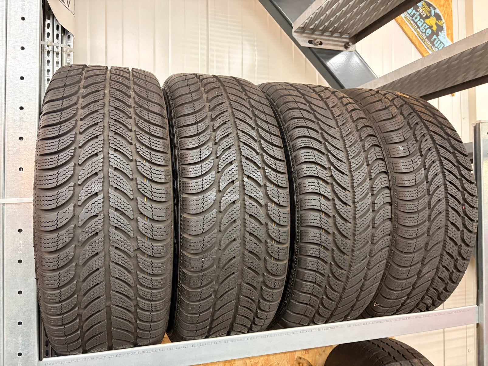 Winterbanden set op velg | 205-55-16 | 5x112 | VW Seat Skoda, Ophalen, 16 inch, Banden en Velgen, 205 mm