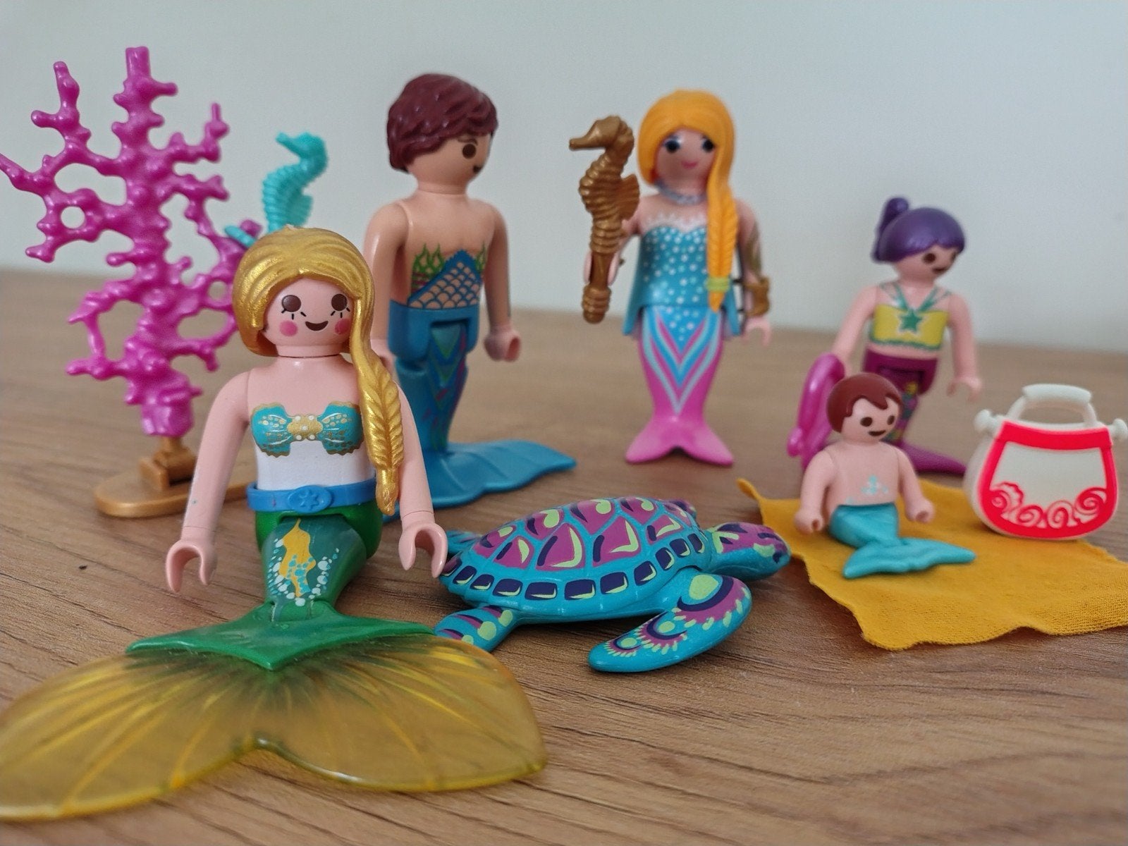 Playmobil Zeemeerminnen en accessoires, Ophalen, Gebruikt, Complete set, Figuren