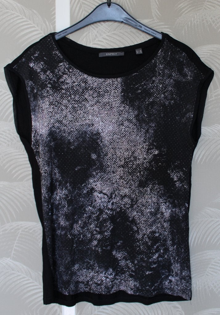 T-shirt van Esprit maat M, Maat 38/40 (M), Zwart, Ophalen of Verzenden, Zo goed als nieuw