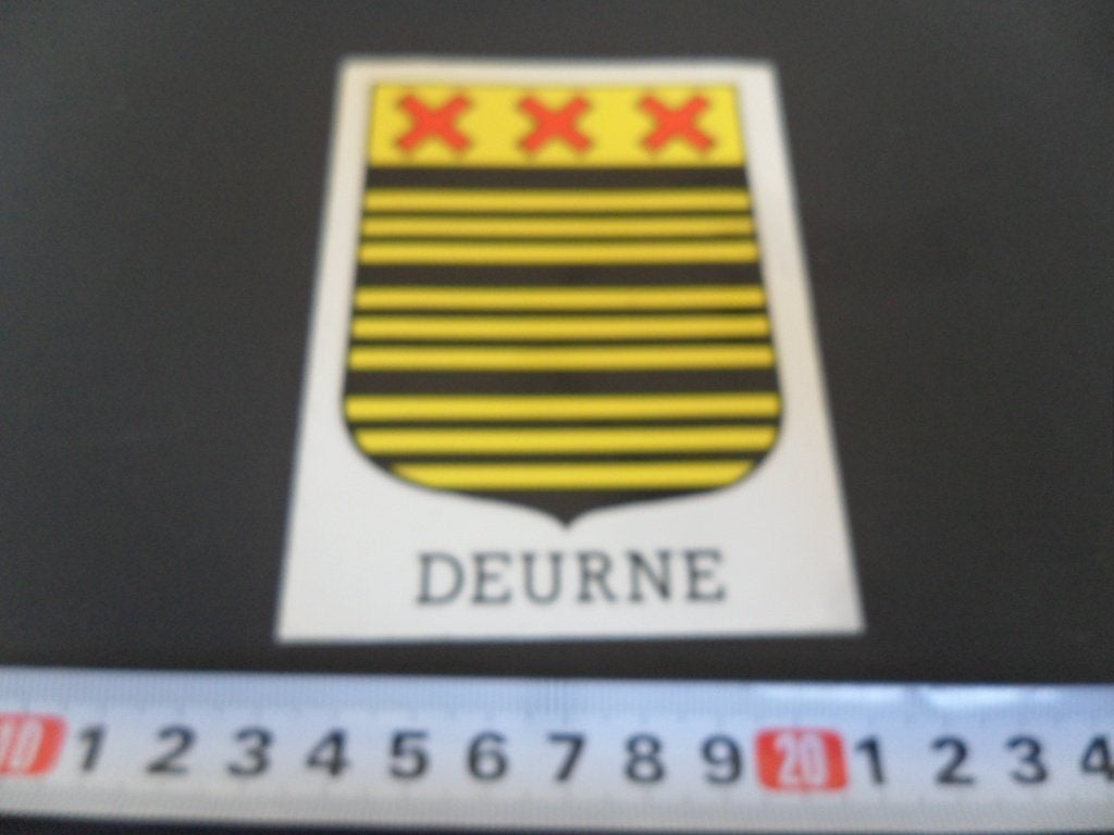 sticker transparant gemeente wapen deurne NL, Verzamelen, Stickers, Ophalen, Zo goed als nieuw