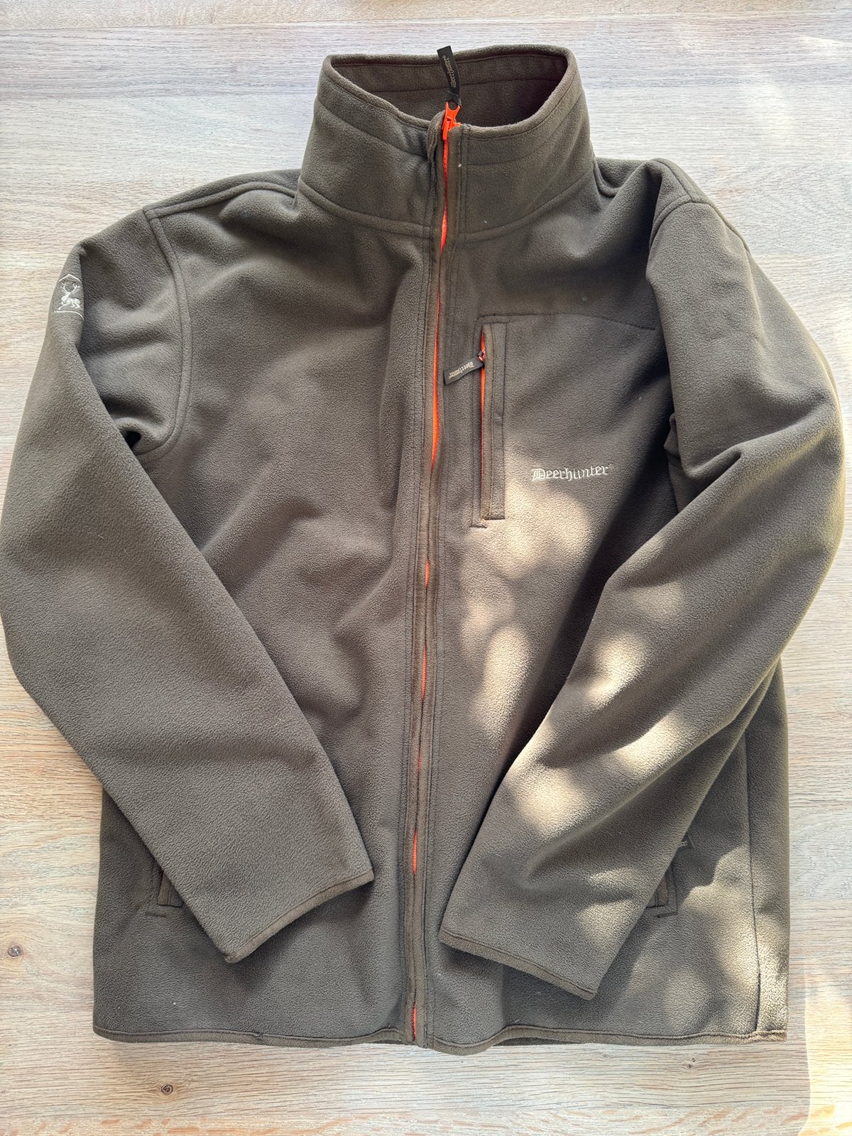 Deerhunter Gamekeeper Bonded Fleece Jas - Maat L, Ophalen of Verzenden, Zo goed als nieuw, Maat 52/54 (L), Groen