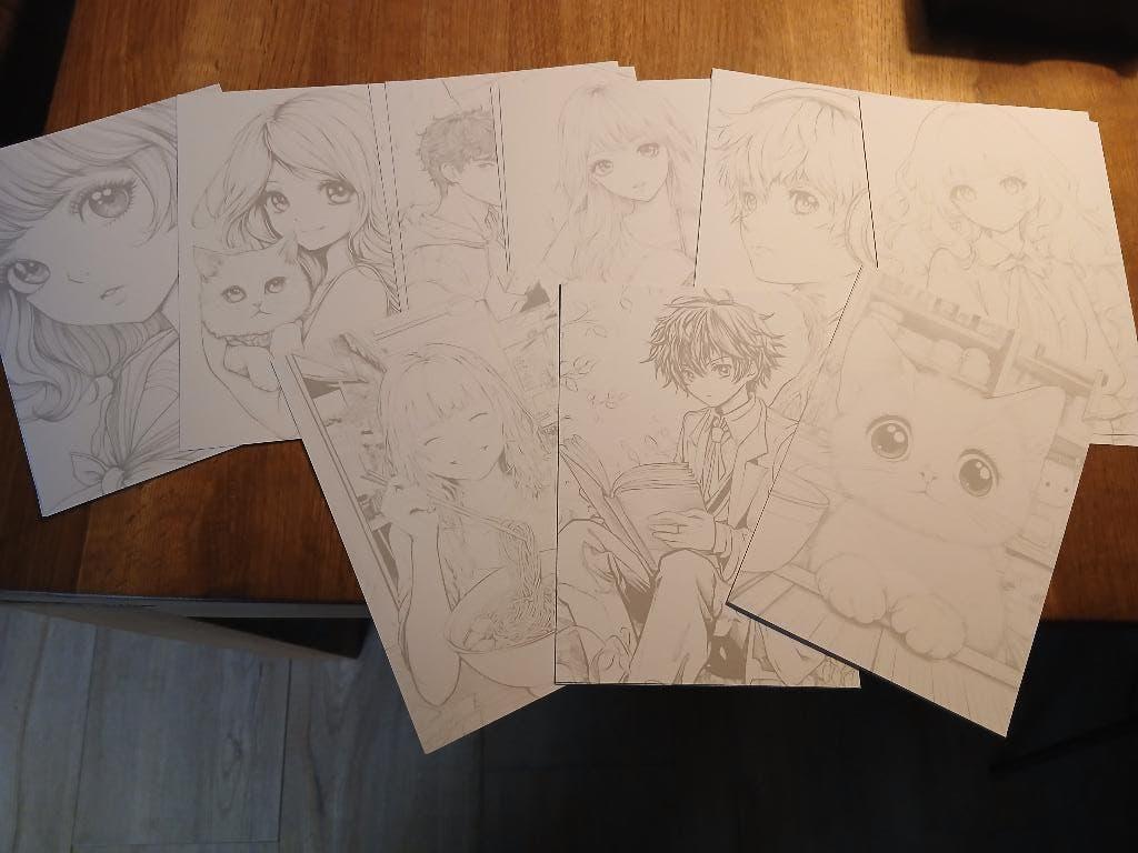 Manga kleurplaten, Ophalen of Verzenden, Nieuw, Overige typen