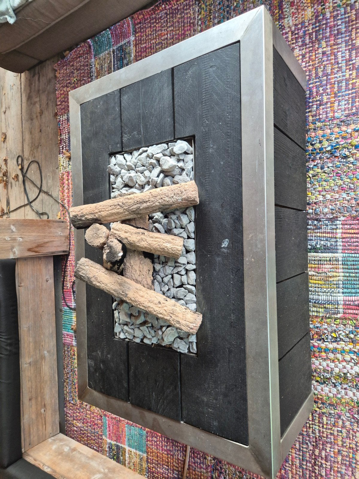 Tuin tafel met gas verwarming, Ophalen