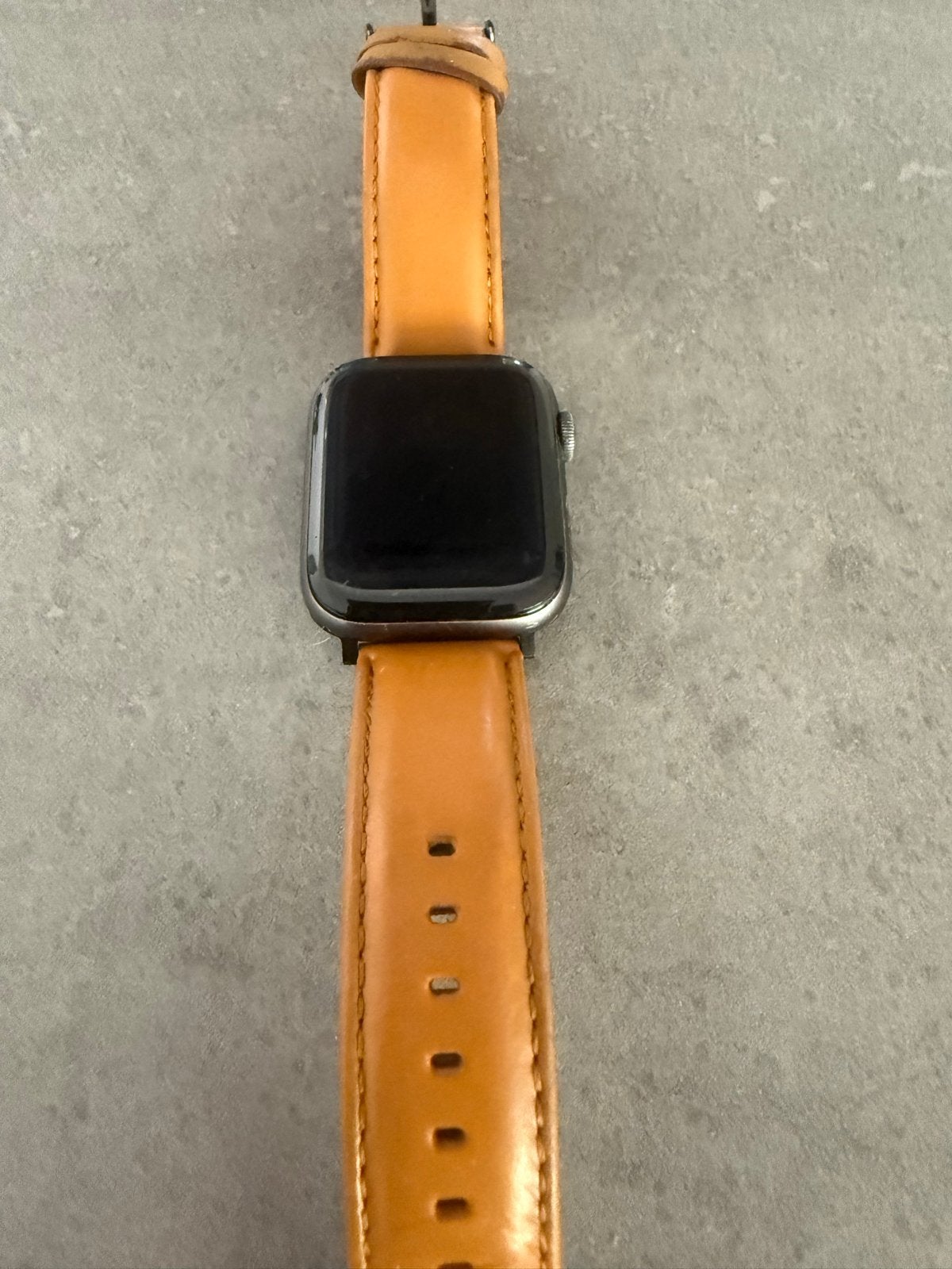 Apple Watch Series 5 44mm Space Gray Aluminium, Gebruikt, Hartslag, Zwart, IOS