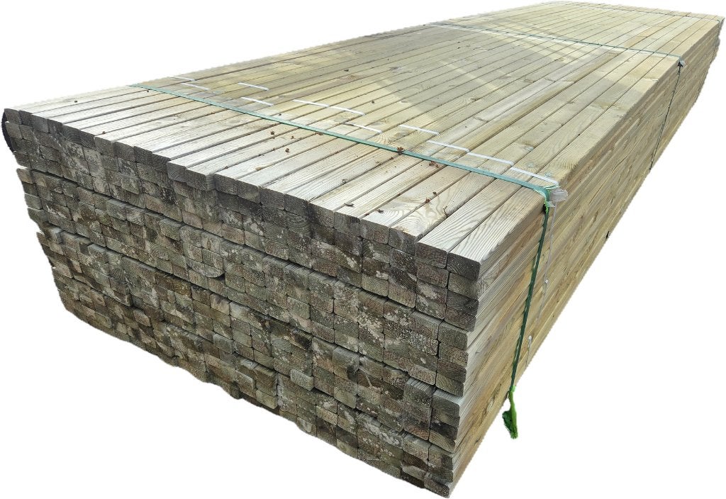 Latten 28x45 mm - geïmpregneerd, Ophalen, Nieuw, 250 cm of meer, Overige typen