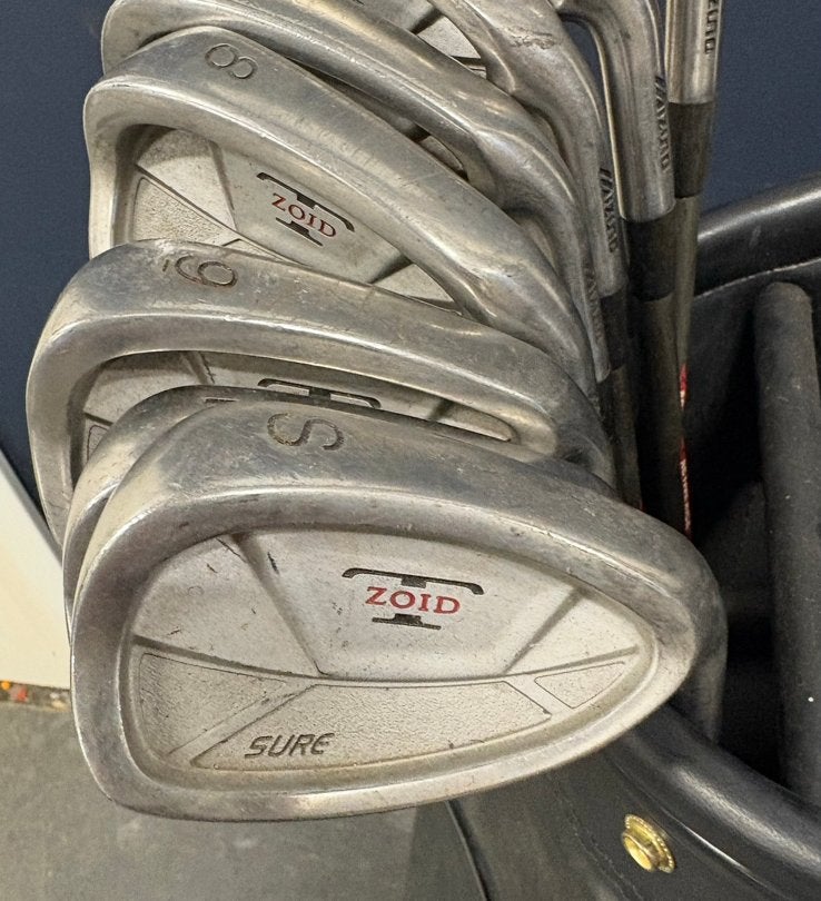Mizuno T-Zoid Sure 4-9, P & S - Carbon Fiber shaft, Ophalen, Gebruikt, Club, Mizuno