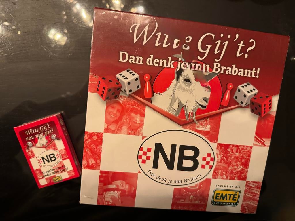 Witte Gij't? Bordspel met kaartspel uitbreiding, Hobby en Vrije tijd, Gezelschapsspellen | Bordspellen, Gebruikt, Drie of vier spelers