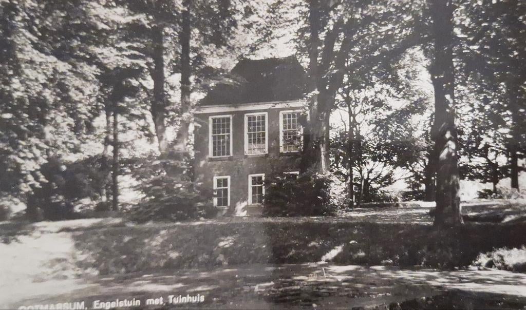 Fotokaart Ootmarsum - Engelstuin met Tuinhuis - 1965, Ophalen of Verzenden, 1960 tot 1980, Gelopen, Overijssel