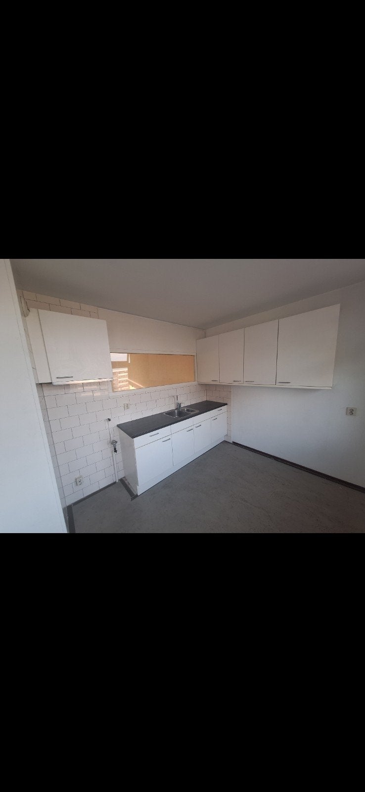 Bruynzeel Keuken - Wit met Donker Werkblad en afzuigkap, Gebruikt, Wit, Enkelwandige keuken, Ophalen of Verzenden