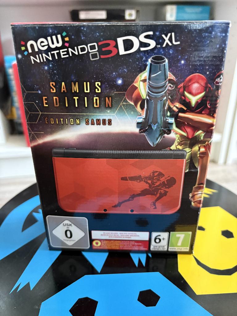 New Nintendo 3DS XL Samus Edition console CIB, Ophalen of Verzenden, Zo goed als nieuw, Rood, 3DS