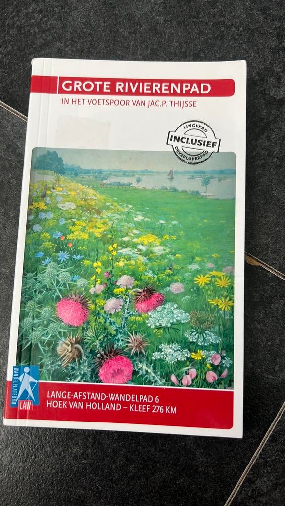 Sietske de Vet - Grote rivierenpad, Boeken, Reisgidsen, Overige merken, Fiets- of Wandelgids, Sietske de Vet, Ophalen of Verzenden