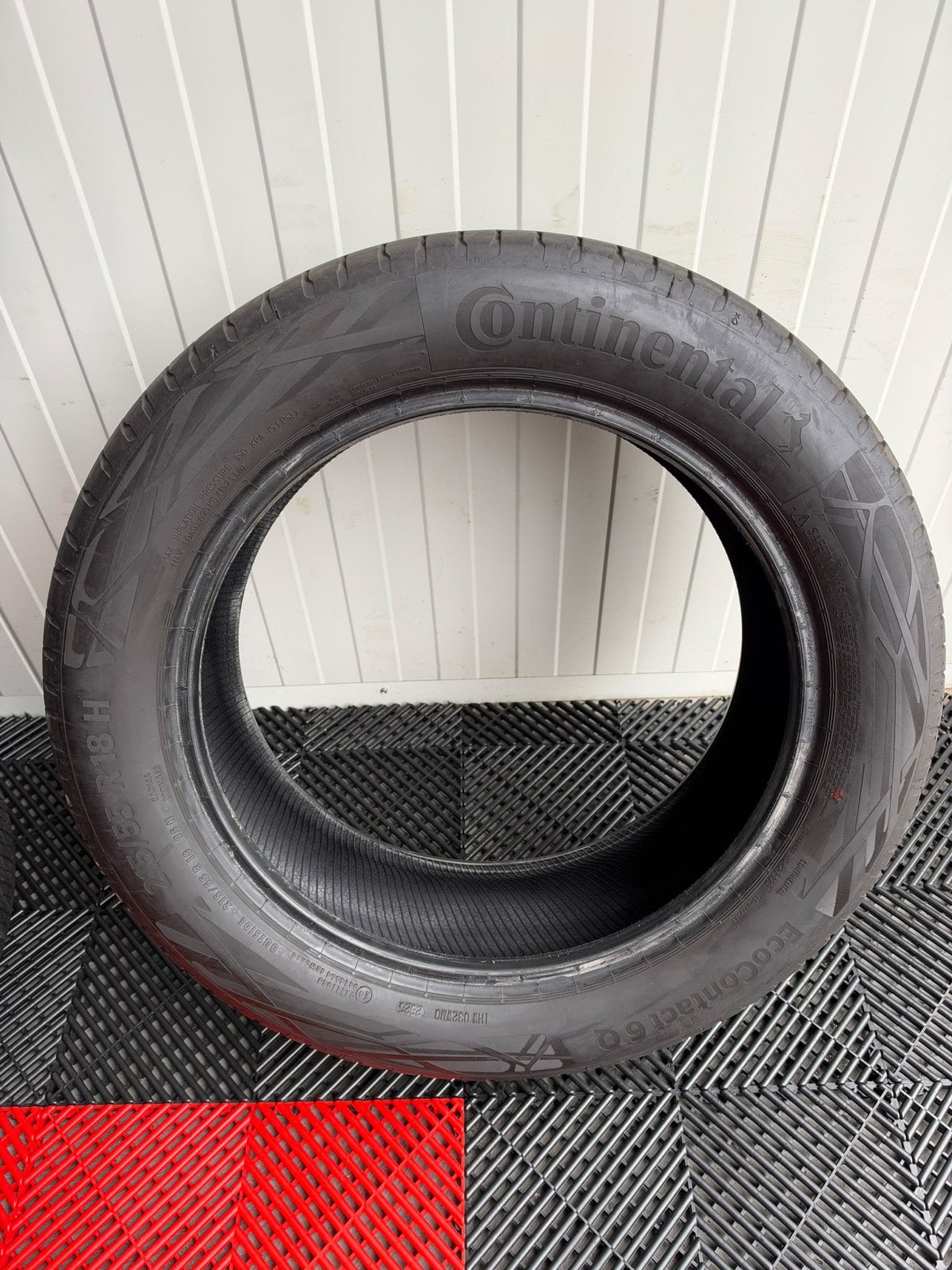 Set continental banden 215/55/18 7mm!, Ophalen, 18 inch, 215 mm, Velg(en)